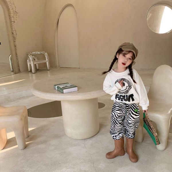 

winter new children's 2021 clothing for boys and girls, White