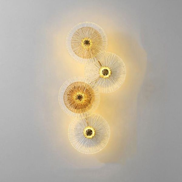 

hartisan glass decoration wall lamp lotus leaf indoor loft l wall surface night lighting 15cm 20cm diamter modern lighting