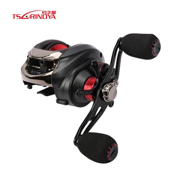 

baitcasting reels tsurinoya fishing reel 13+1bb/6.3:1/4.5kg r/l hand molinete peche carretilha carretes pesca bait casting