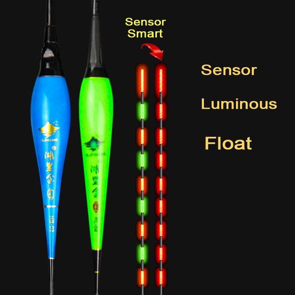 

hljfishing fishing float electric floater gravity sensor smart ic build-in fish baits antenna change color led luminous floater
