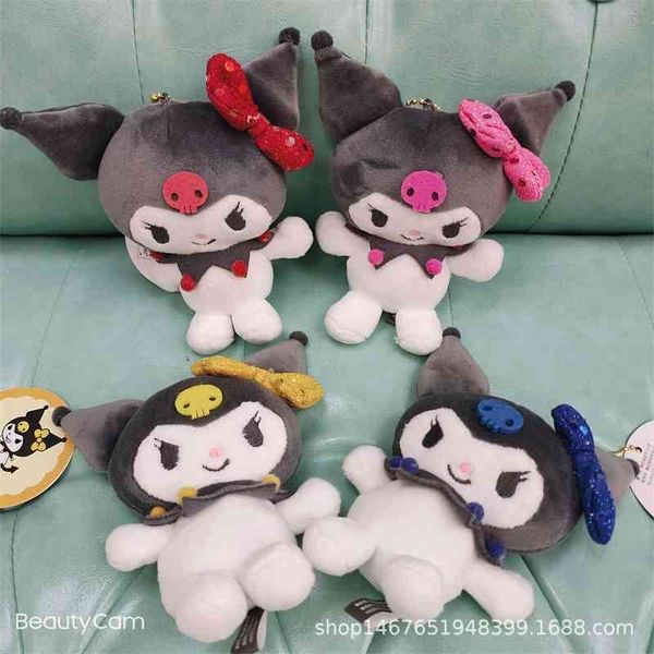 

japanese new bow kulomi plush doll pendant doll
