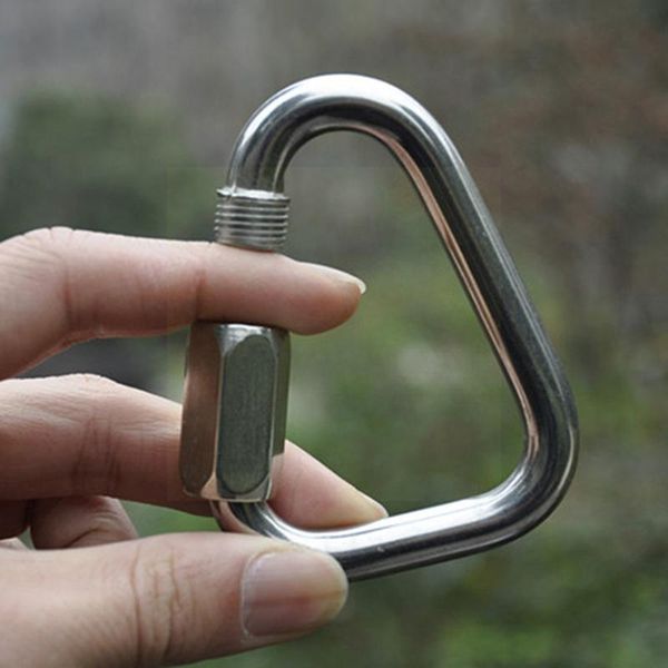 

cords, slings and webbing shape mountain rock climbing steel screw lock carabiner o9p0
