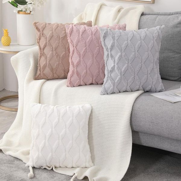 

cushion/decorative pillow furniture decoration cushion cover plush pillows home decor velvet case for living room bedroom sofa