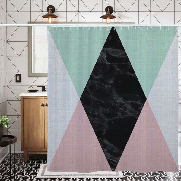 

production of creative digital printing polyter shower curtain, small curtain, large amount of discount