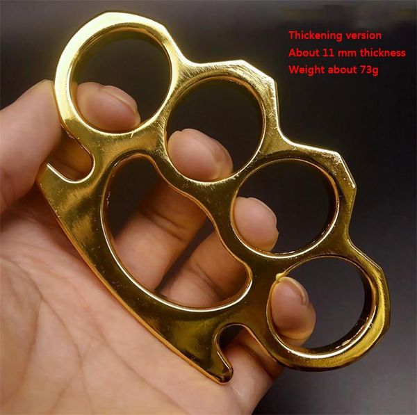 

thickened metal finger tiger safety defense four finger knuckle duster self-defense equipment bracelet pocket edc bracelet tool