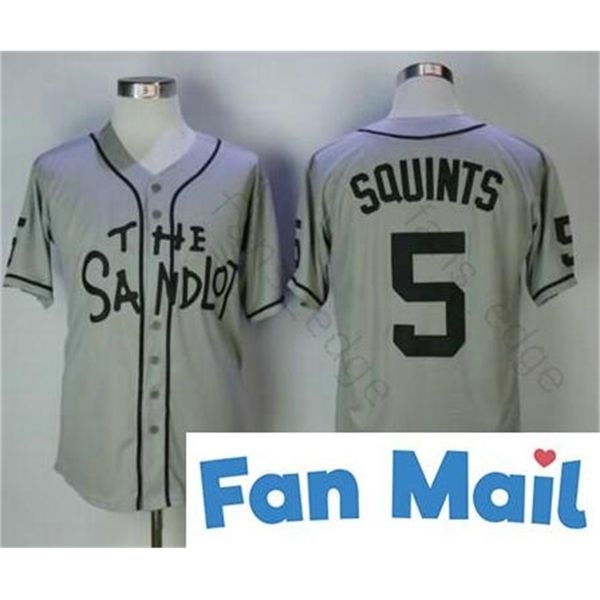 

the sandlot benny 30 'the jet' rodriguez 5 michael 'squints' palledorous 11 alan yeah-yeah mcclennan movie baseball jers, Blue;black