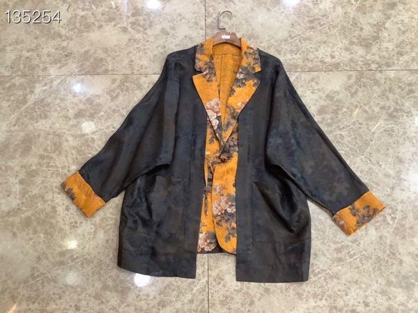 

women's jackets zk1186 fashion women coats & 2021 runway luxury european design party style clothing, Black;brown