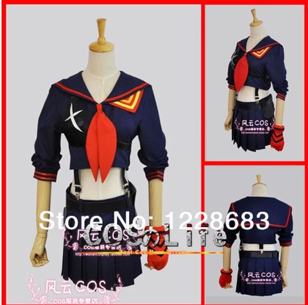 

anime costumes new anime halloween cosplay school uniform cos ryuko matoi costume kill la kill, Black