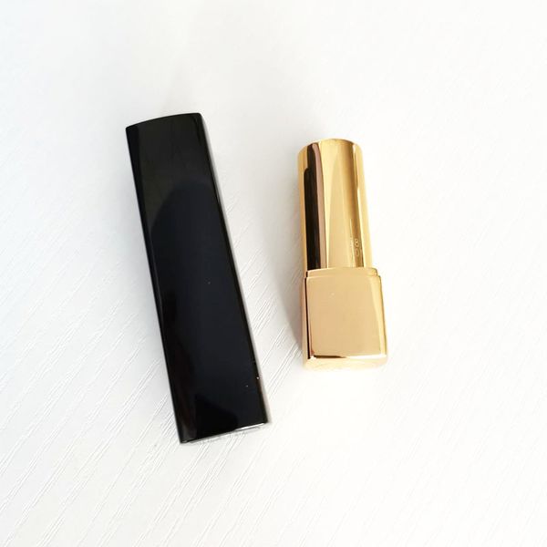 

popular brand makeup press the lipstick black tube nude matte lipstick cosmetic ing