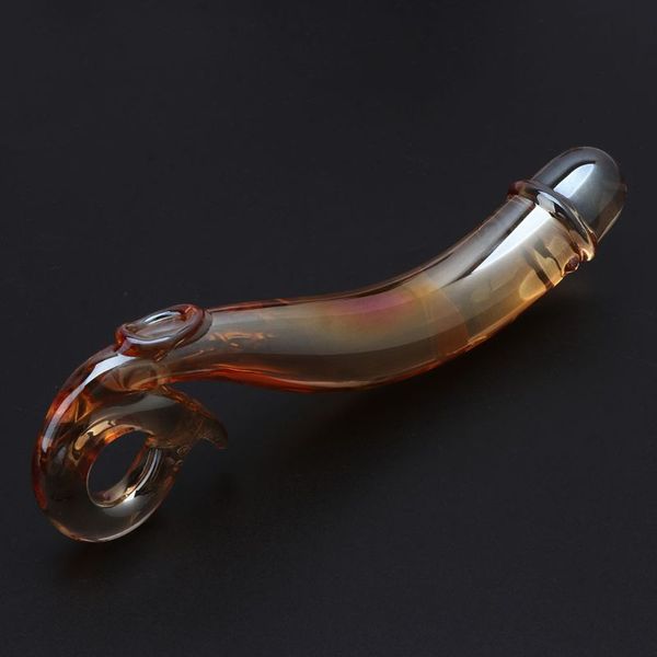 

2021 new butt plug glass vibrating massager stimulation toy for women couples