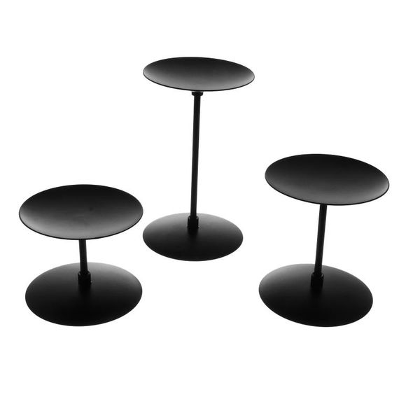 

candle holders 3pcs wedding portable trays home decorative organizers iron holder