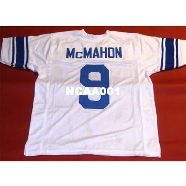 

668 custom #9 jim mcmahon custom brigham young cougars college jersey size s-4xl or custom any name or number jersey, Black