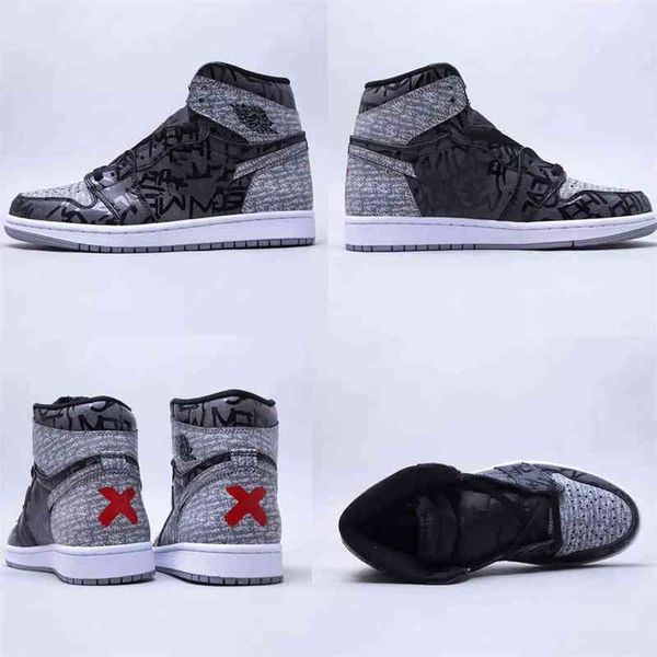 

high og 1 rebellionaire basketball shoes mens black white particle grey jumpman i designer sports sneakers size us5.5-12