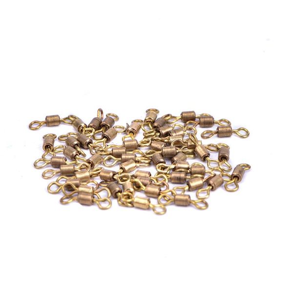 

fishing hooks 50pcs hook lure link bearing swivel solid rings connector