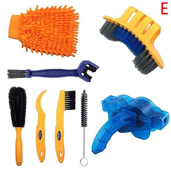 

tools 2021 bicycle chain cleaner bike brush scrubber wash tool kit protector
