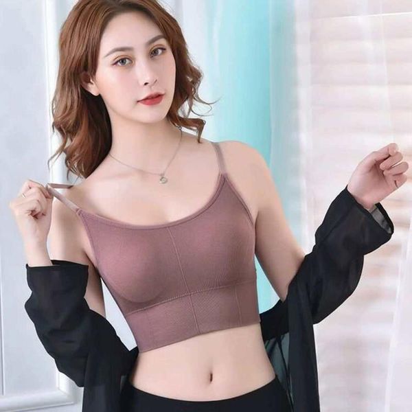 

women push up breathable bra cropped lingerie fitness bra camis cotton bralette brassiere wireless sport underwear, Red;black