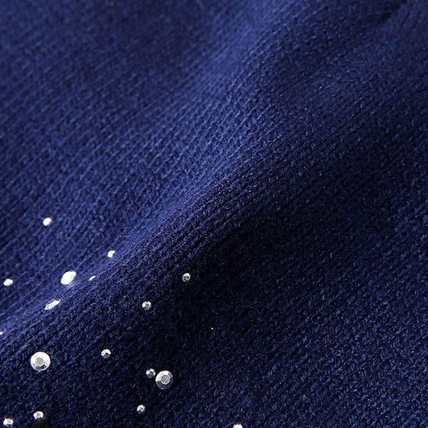 

beanie/skull caps womens knitted beanie hat rhinestones winter warmer ski slouchy cap solid color 2xpd, Blue;gray