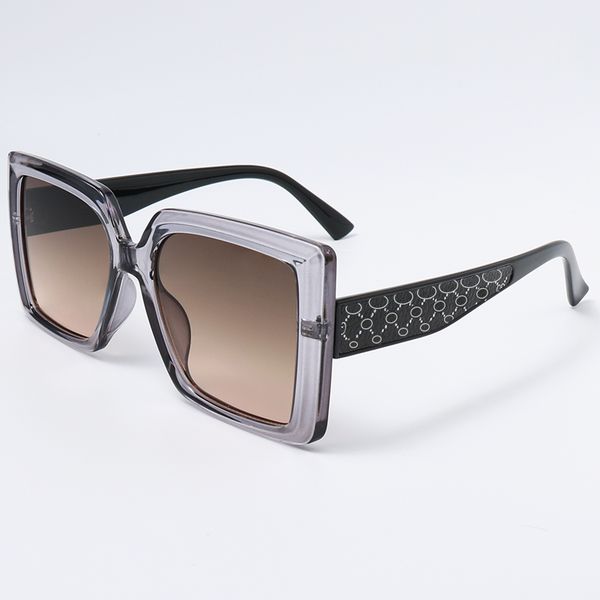 

luxury face sheil sunglasses glasses square frame wide leg fashion women progressive lenses uv400 protection 6020 model wholesale, White;black