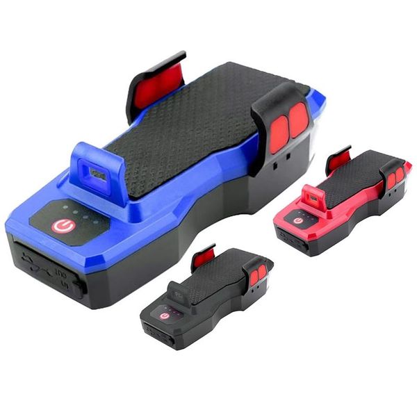 

bmdt-4 in 1 multi-function bike light led usb rechargeable bike headlight phone holder horn 4000mah bicycle lamp