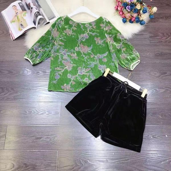 

women's tracksuits kr07153 fashion sets 2021 runway luxury european design party style clothing, Gray