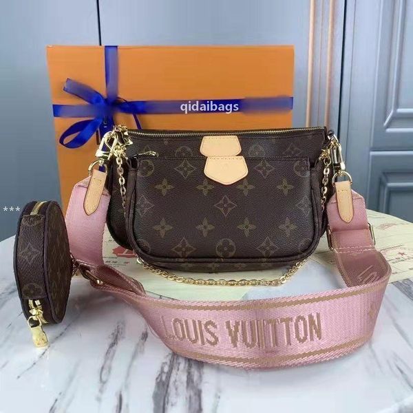 

lvs louising vuttoning gg's 101 luxurys designers 3pcs set womens crossbody bag shoulder bags handbag ladies purse chains cross body cl