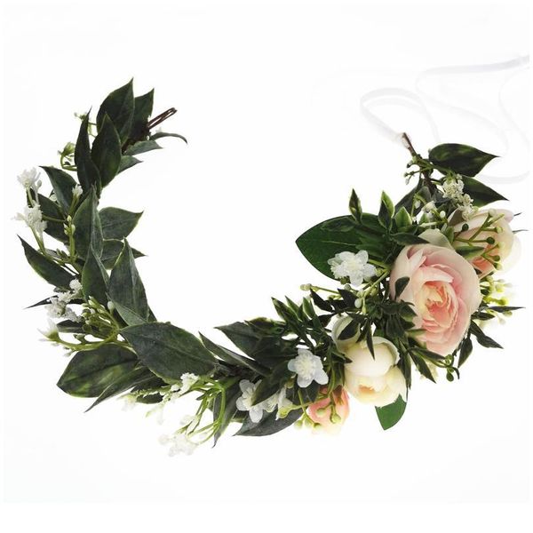 

wholesale women wedding rose flowers crown headband women hair accessories headdress floral garland wedding floral flowe qylmvt