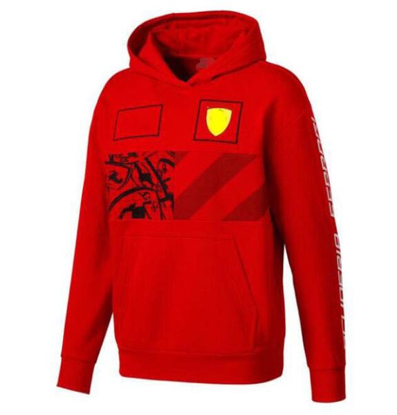 

f1 formula one racing suit hooded sweater team uniforms men's and women's car standard workwear plus velvet casual sports sweater