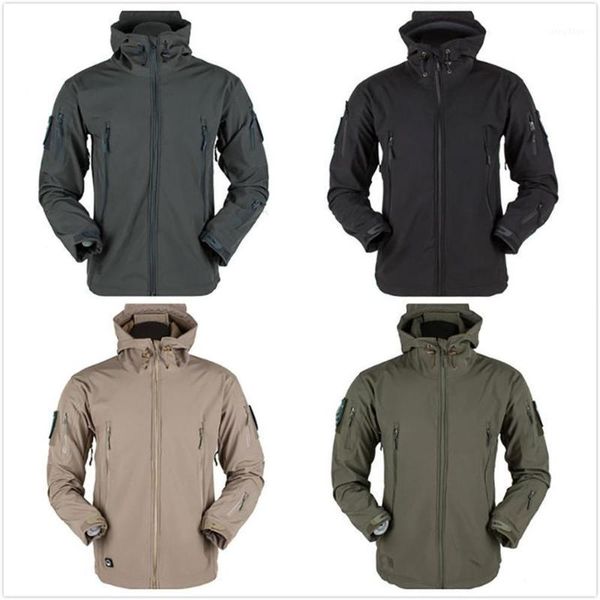 

men's jackets jacket outdoor soft shell fleece and women's windproof waterproof breathable thermal three in one youth hooded, Black;brown