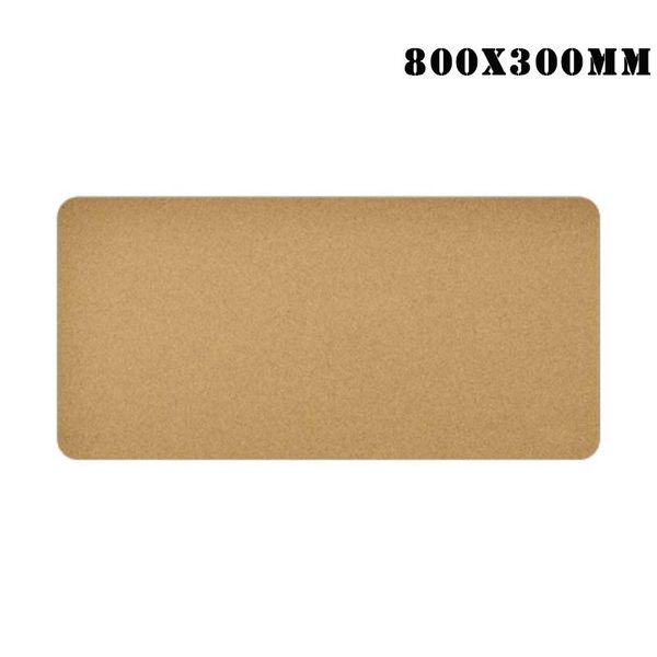 

mouse pads & wrist rests eco-friendly cork double-sided office desk mat pad smooth surface soft protector for home gaming
