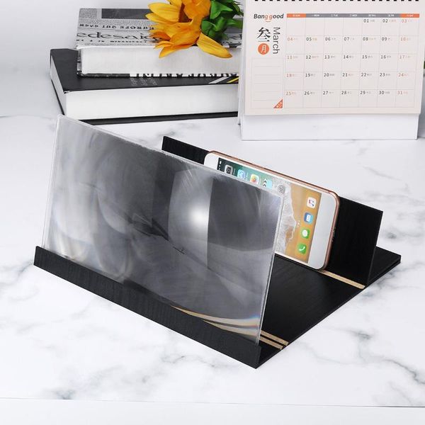 

cell phone mounts & holders 3d amplifying 12 inch screen stereoscopic projection bracket mobile video magnifier holder mount