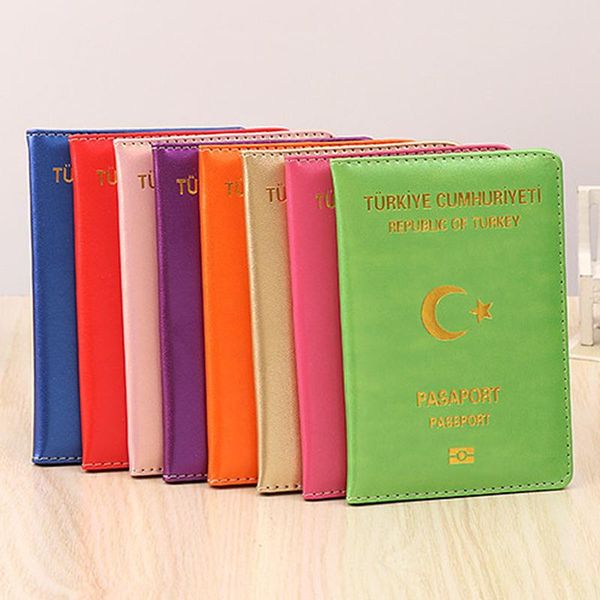 

card holders men women turkey passport holder cover case passports organizer travel id business, Brown;gray