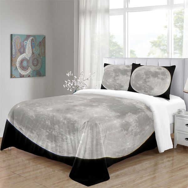 

bedding sets 3d sets euro double  king duvet cover set blanket quilt 3pcs bed set starry galaxy planet 1bwu