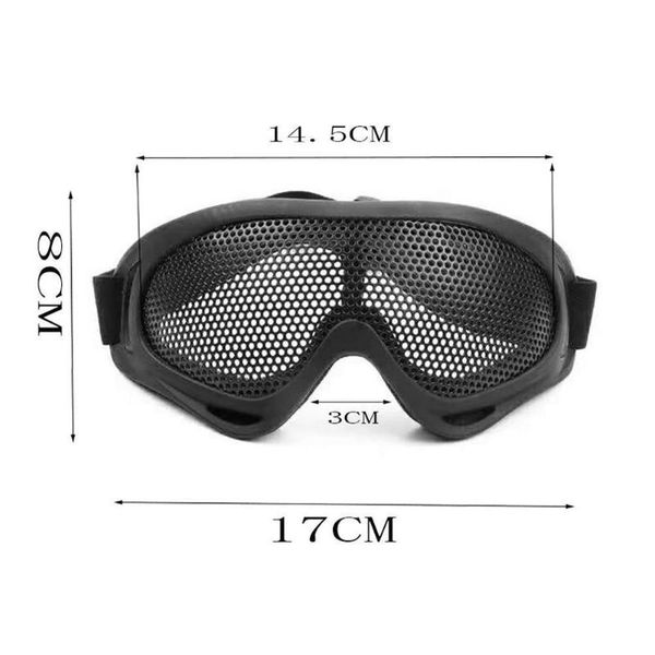 

outdoor eyewear wholesale adults tactical eyes protection metal mesh glasses goggle sports hiking hunting accessories