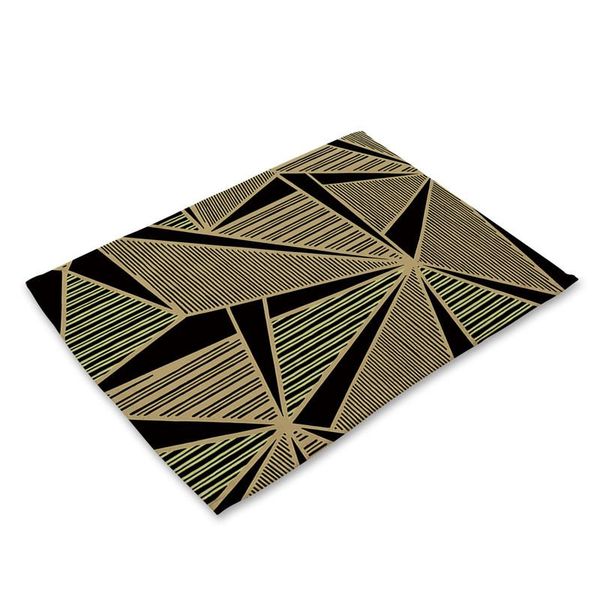 

table runner creative flower napkin fashion geometric pattern mat dining accessories for wedding kitchen decor placemats