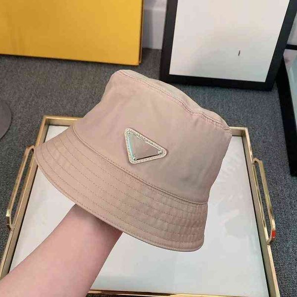 

2022 design inverted triangle nylon bucket hat sun visor fisherman's hat, Blue;gray