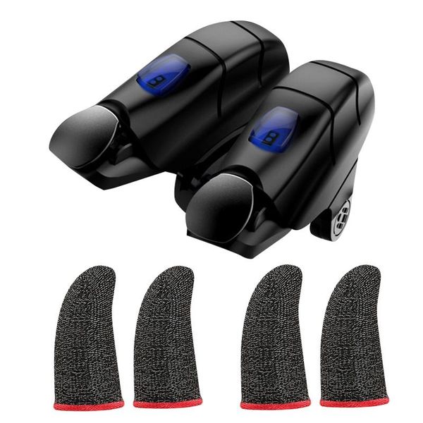 

handle game controller,auxiliary artifact,physical keys gaming finger sets for pubg joystick