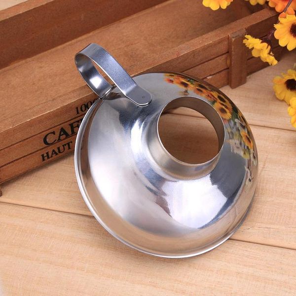 

canning funnel stainless steel wide mouth canning funnel hopper filter leak wide-mouth can for oil wine kitchen cooki jlliph