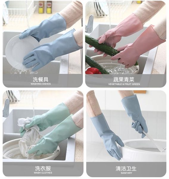 

disposable gloves dishwashing women thin waterproof and durable kitchen housework cleaning household laundry clothes rubber latex