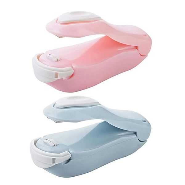 

bag clips 2021 portable mini sealing machine for plastic bags vacuum air preservation storage clip
