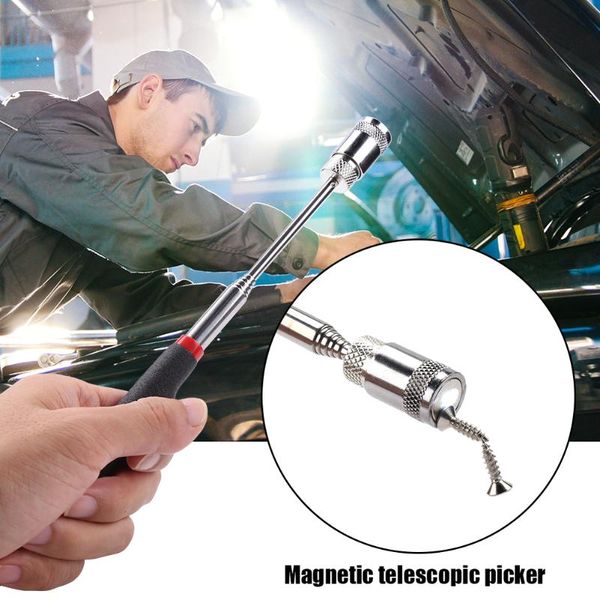 

professional hand tool sets magnetic pen with light mini portable magnet pick up extendable pickup rod stick for picking screws n