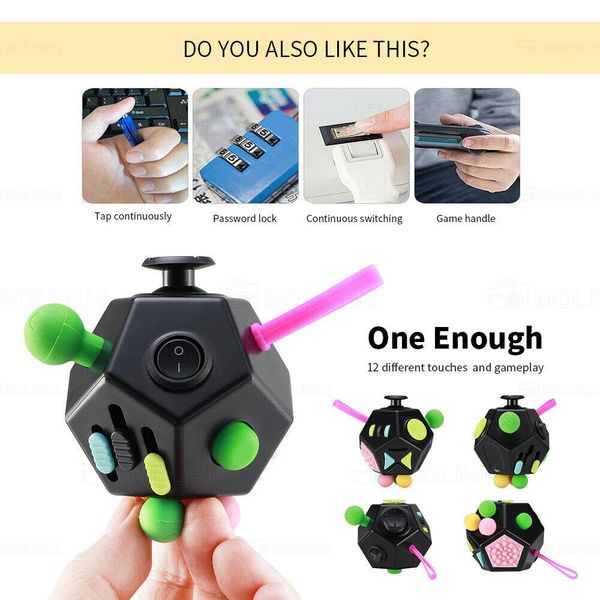 

new fidget magic cube decompression dice toys anti anxiety crystal magic cube kids adults decompression finger toys puzzle game ty0015