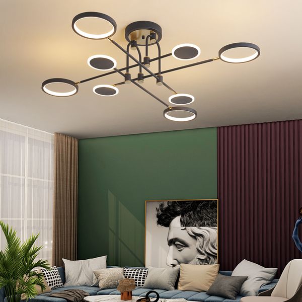 

modern lighting led chandelier to living room fourth kitchen blackboard dropshipping interior lamp chandeliers decoration nxwp