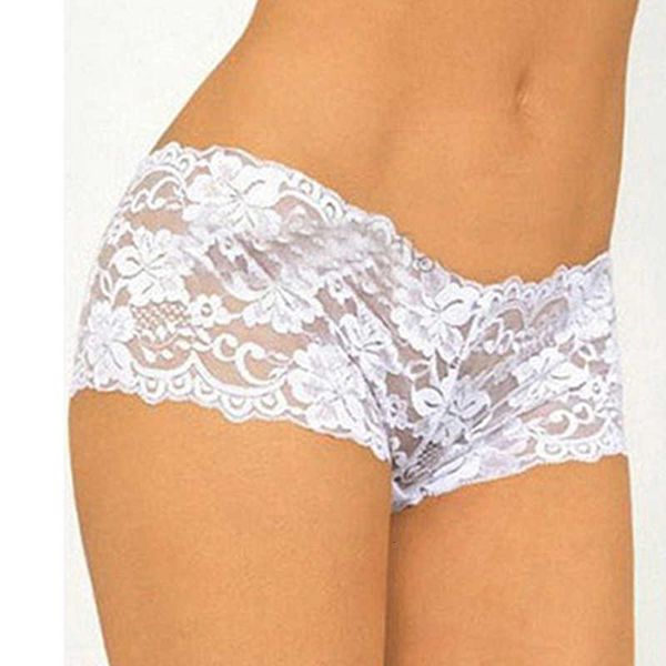 

salablewomen's laces women's fashion lingerie flowers needless panties boxer shorts underwear low waist under, Black;pink