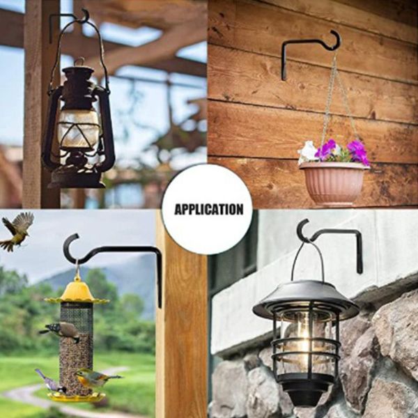 

other garden supplies 2pcs hanging plant holder with screws wall hooks basket or fence lanterns