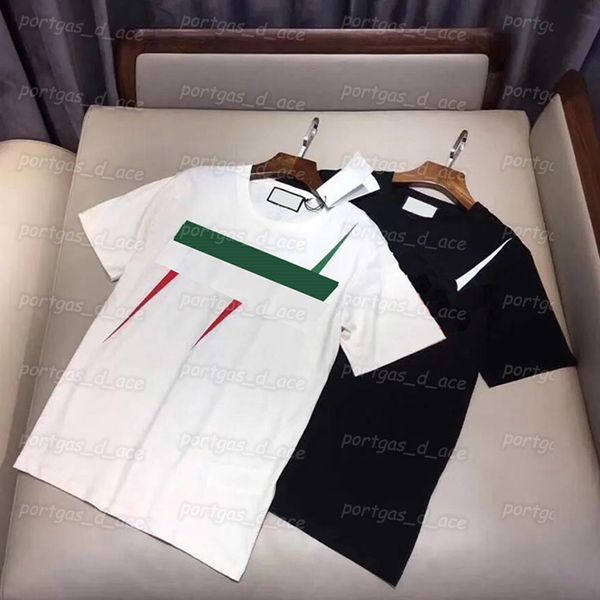 

lightning mens womens tees summer casual cottom t shirts red green alphabet print tee comfortable men women t shirt size s-5xl designer, Black