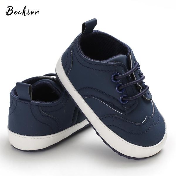 

first walkers born baby boy girl classical sport soft sole pu leather sneakers infant non-slip breathable crib toddler shoes moccasins