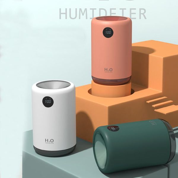 

humidifiers ultrasonic air humidifier 500ml 2000mah portable aroma water mist diffuser battery life show aromatherapy for office home