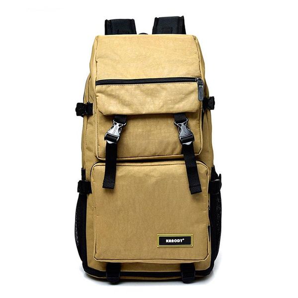 

backpack 34l men multifunction climbing backpacks waterproof large capacity travel back pack bag simple casual nylon outdoor bagpack b029