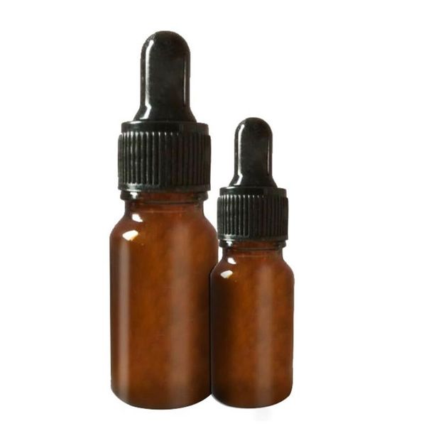 

amber glass vials bottle dropper glass bottle perfume essential oil reagent pipette refillable dropper refined