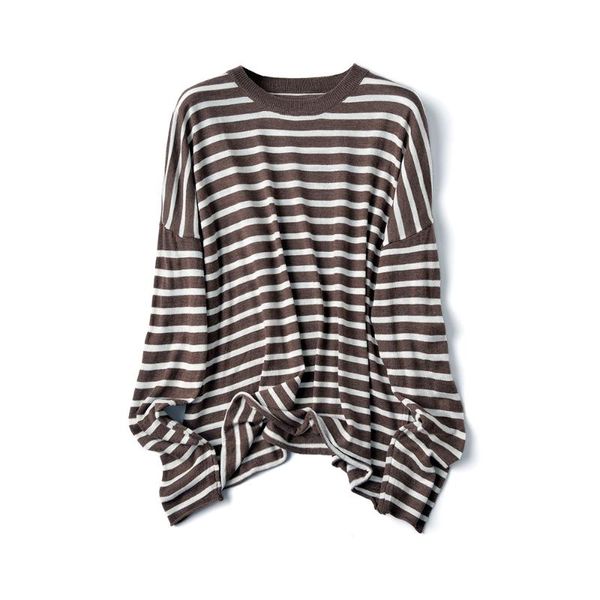 

women's sweaters winter female korean harajuku clothing for women loose wild striped student sweater pullover knitted jumper, White;black